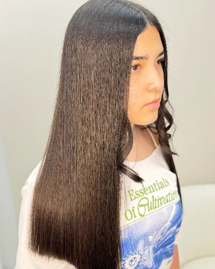Layered haircut at SB SPACE, Los Angeles