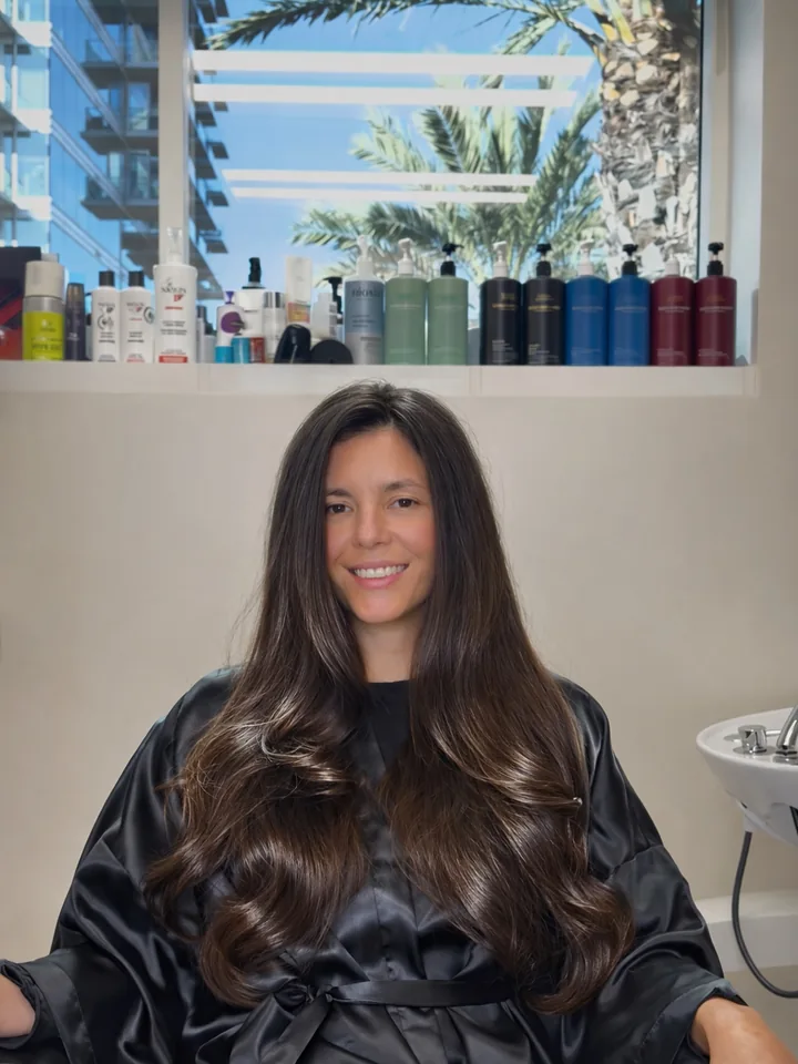 Hair color result at SB SPACE, Los Angeles